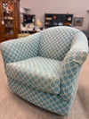 Swivel Barrel Chair