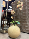 Faux Orchid in Ceramic Vase