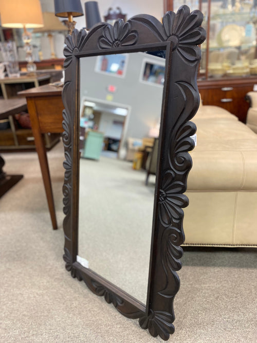 Hand-carved Framed Mirror