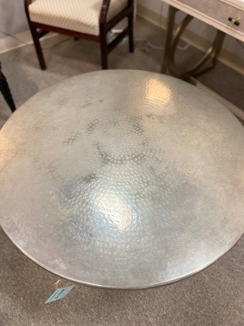 Hammered Metal Coffee Table