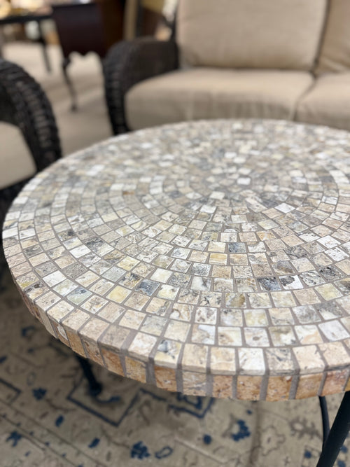 Mosaic Tile Stone Coffee Table