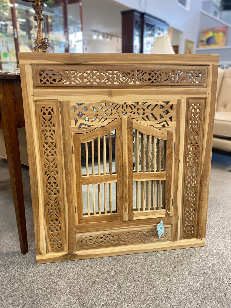 Carved Window Mirror