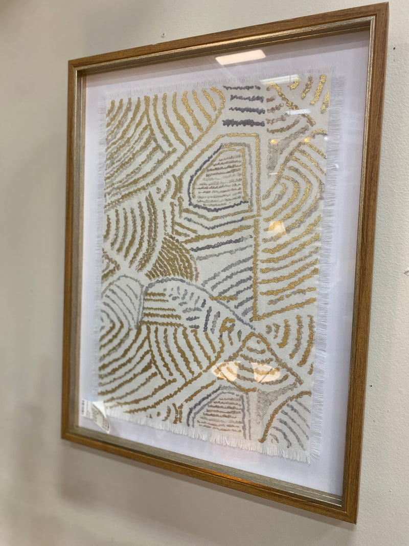 Framed Tapestry Artwork