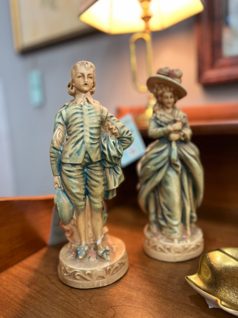 PAIR Resin Victorian Figurines