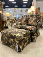 Club Chair and Ottoman