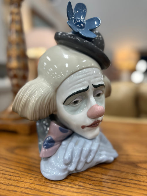 Lladro Pensive Clown