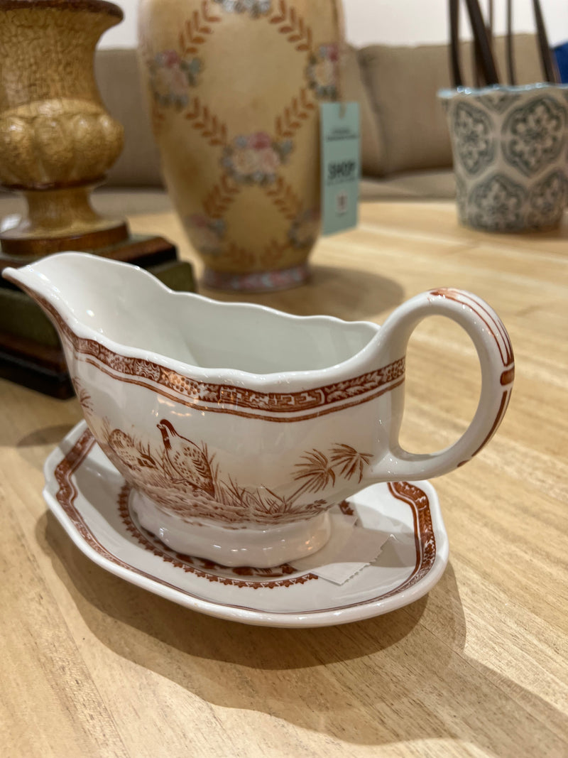 Mason Quail Gravy Boat