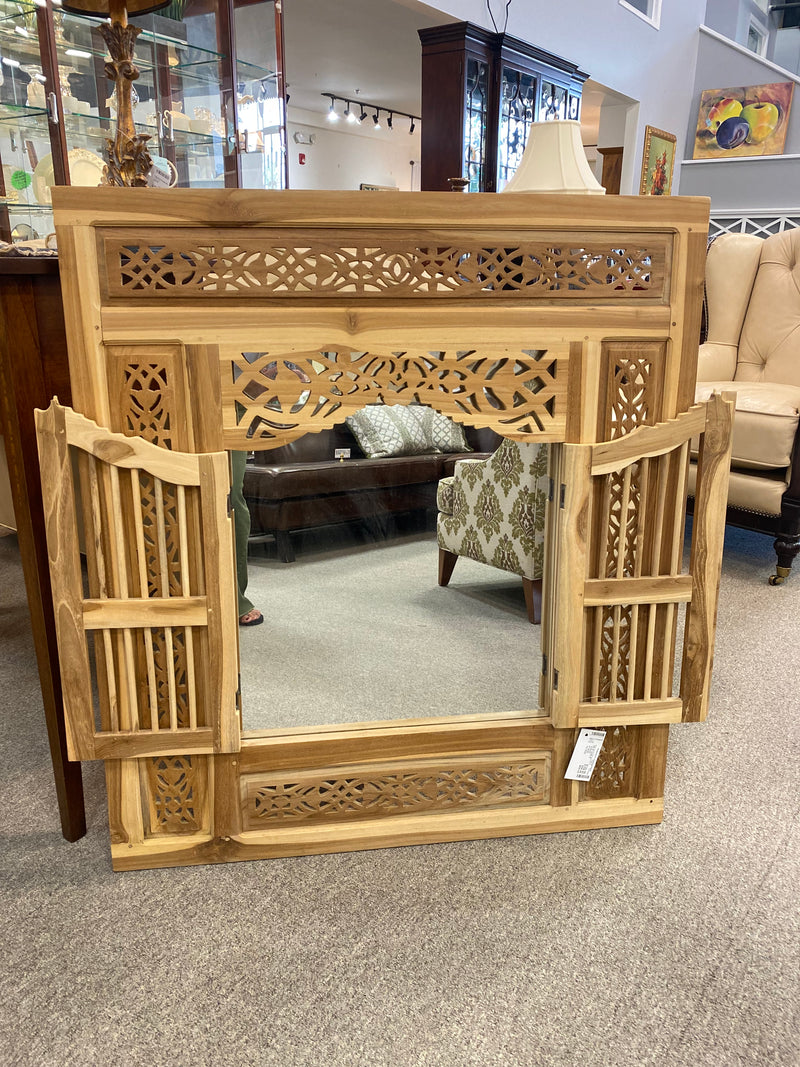 Carved Window Mirror