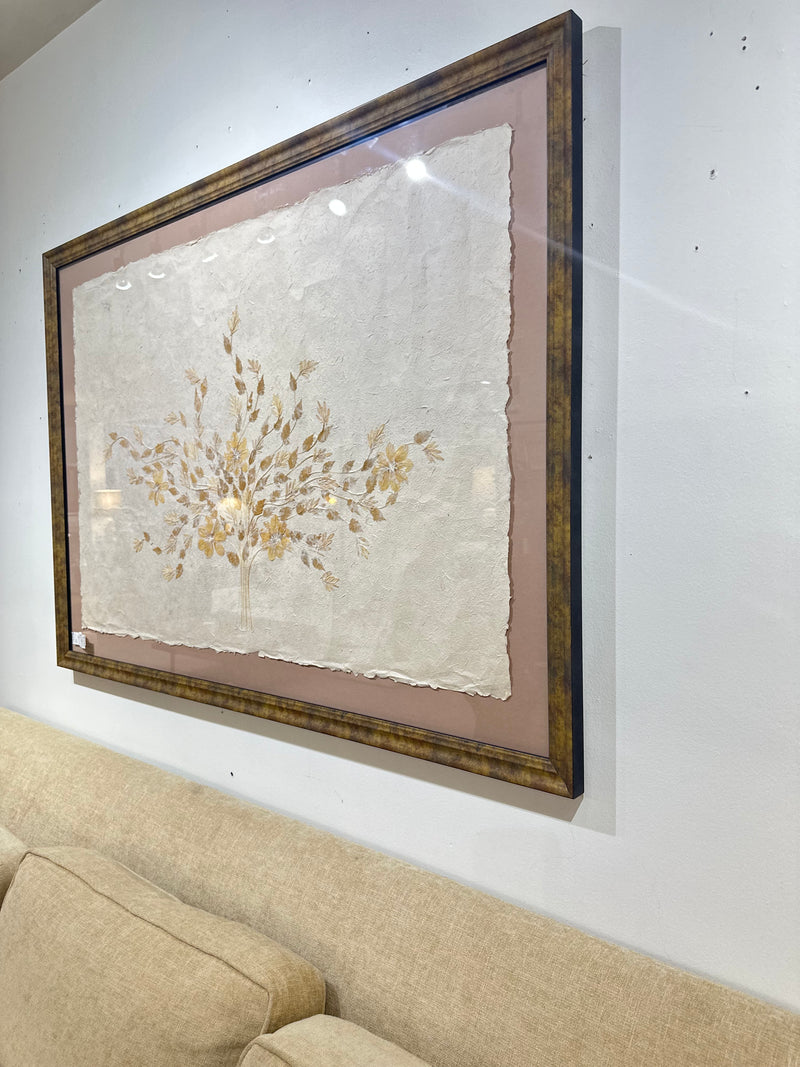 Italian Paper w/ Pressed Flowers Artwork