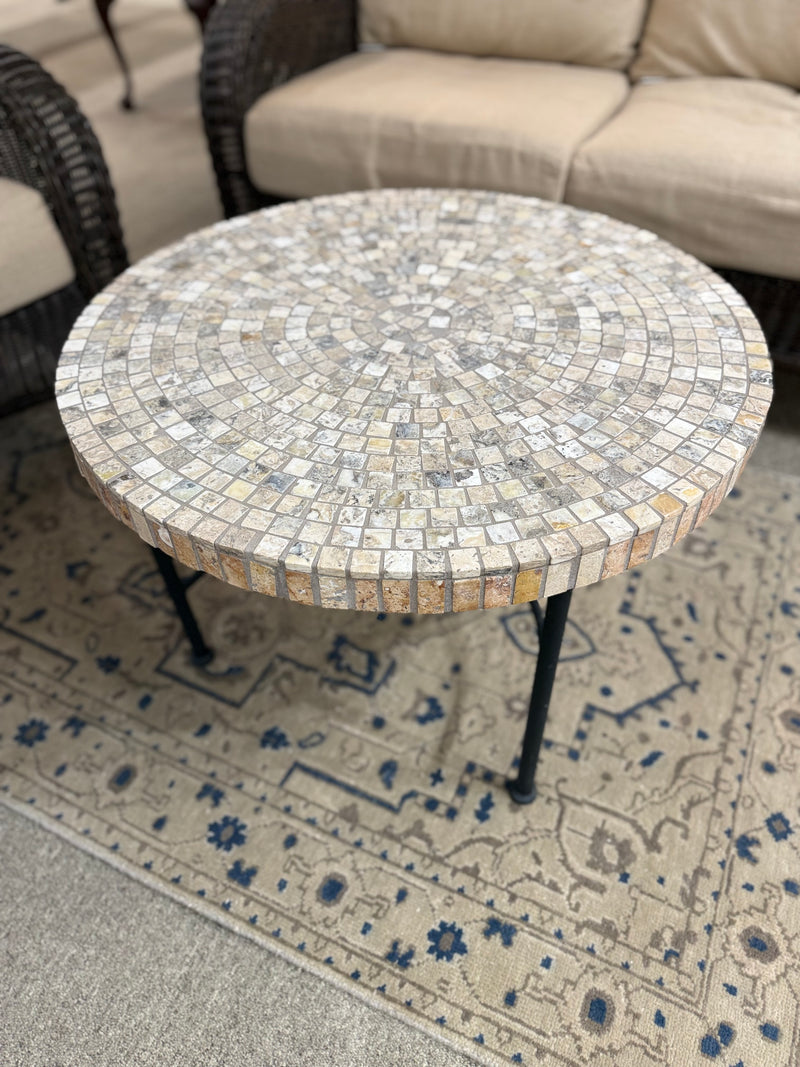 Mosaic Tile Stone Coffee Table