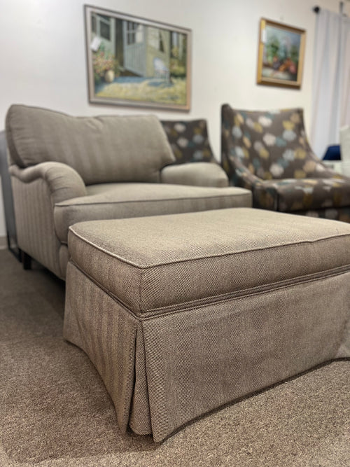 Arm Chair & Ottoman