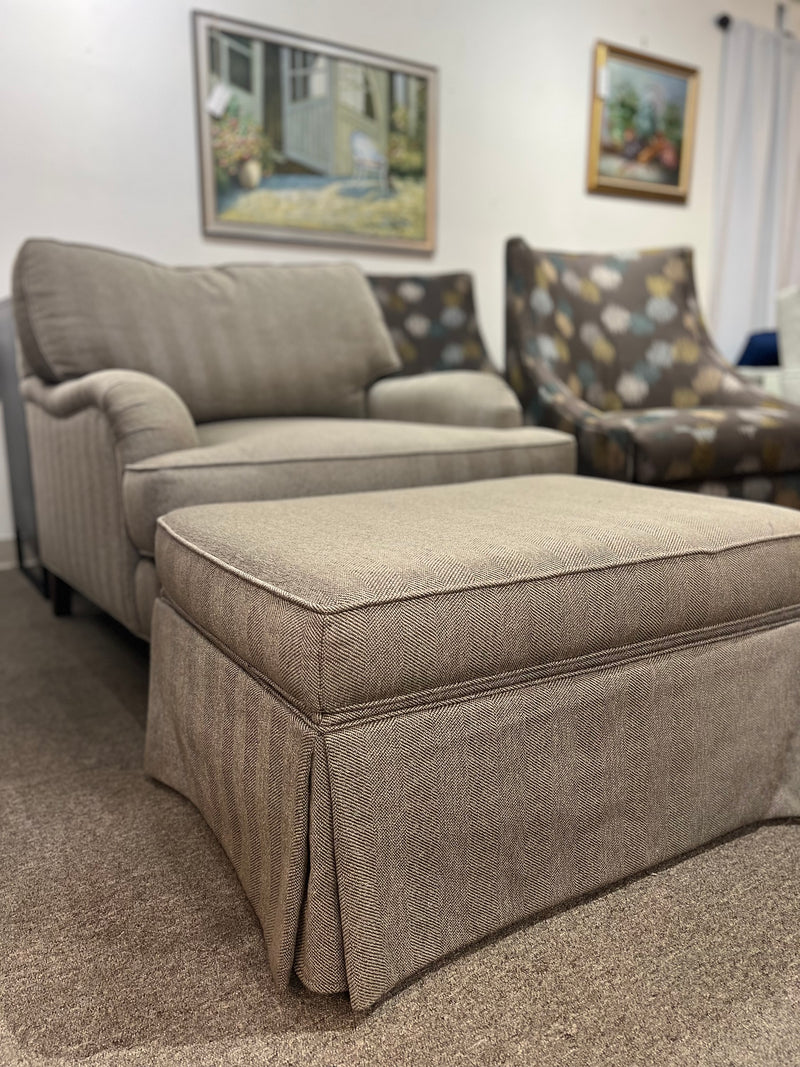 Arm Chair & Ottoman