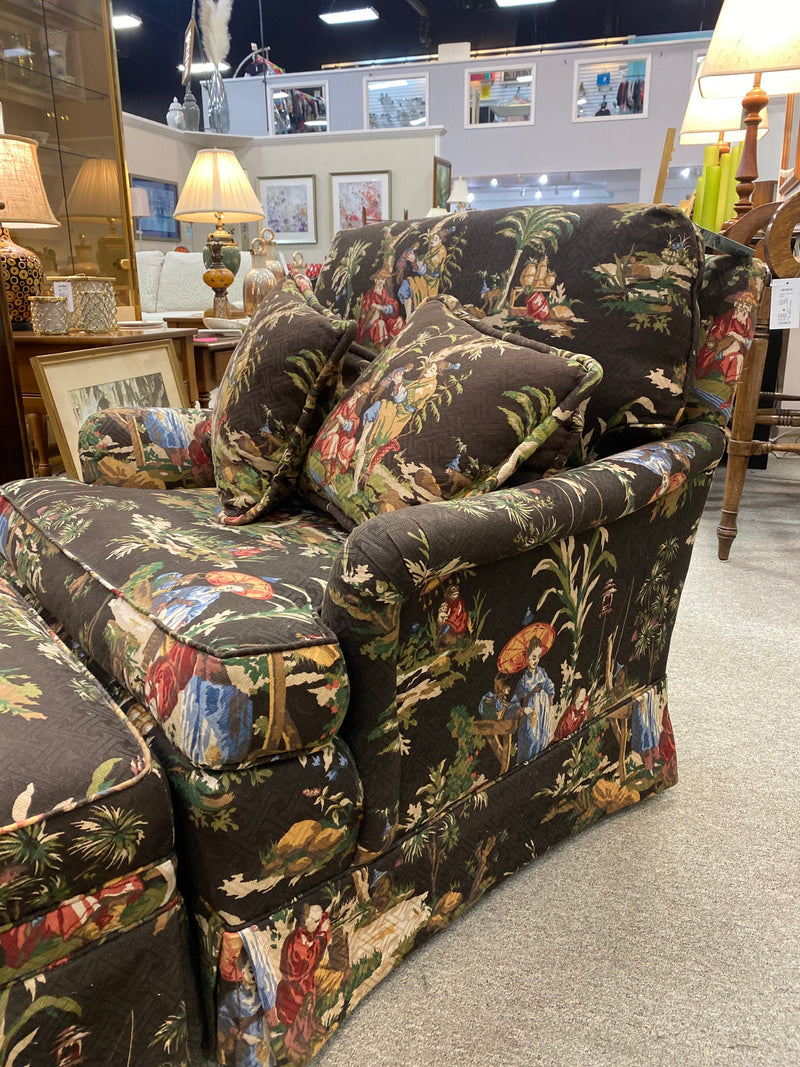 Club Chair and Ottoman