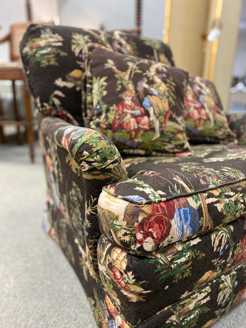Club Chair and Ottoman
