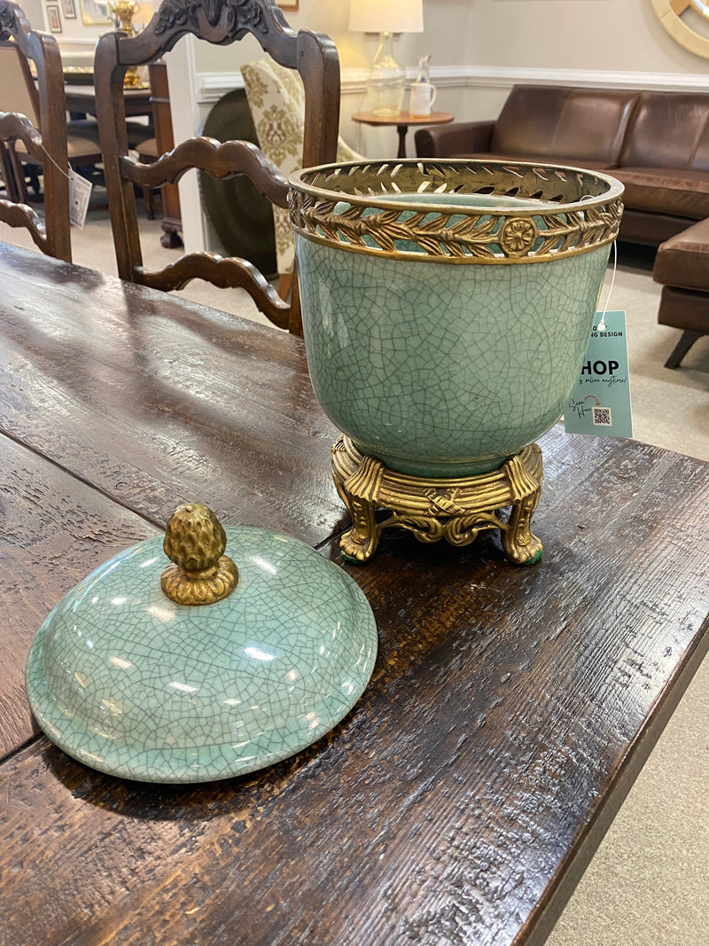 Chinese Ceramic on Stand