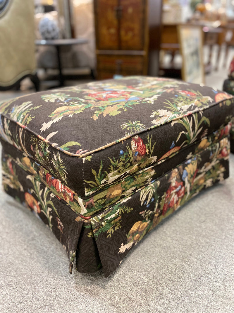 Club Chair and Ottoman