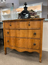 Tiger Oak Antique Chest