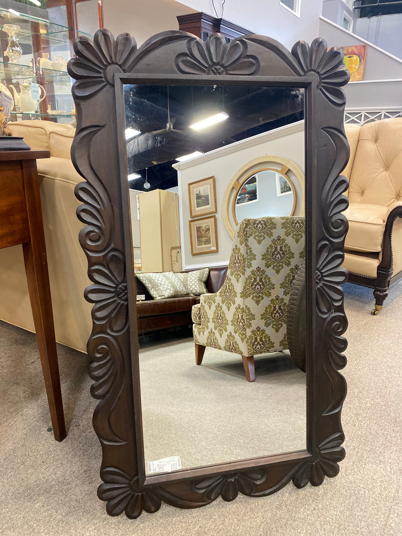 Hand-carved Framed Mirror