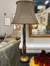 Asian Painted Wooden Lamp