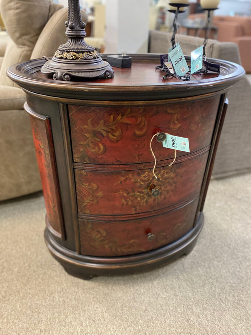 Oval Accent Cabinet