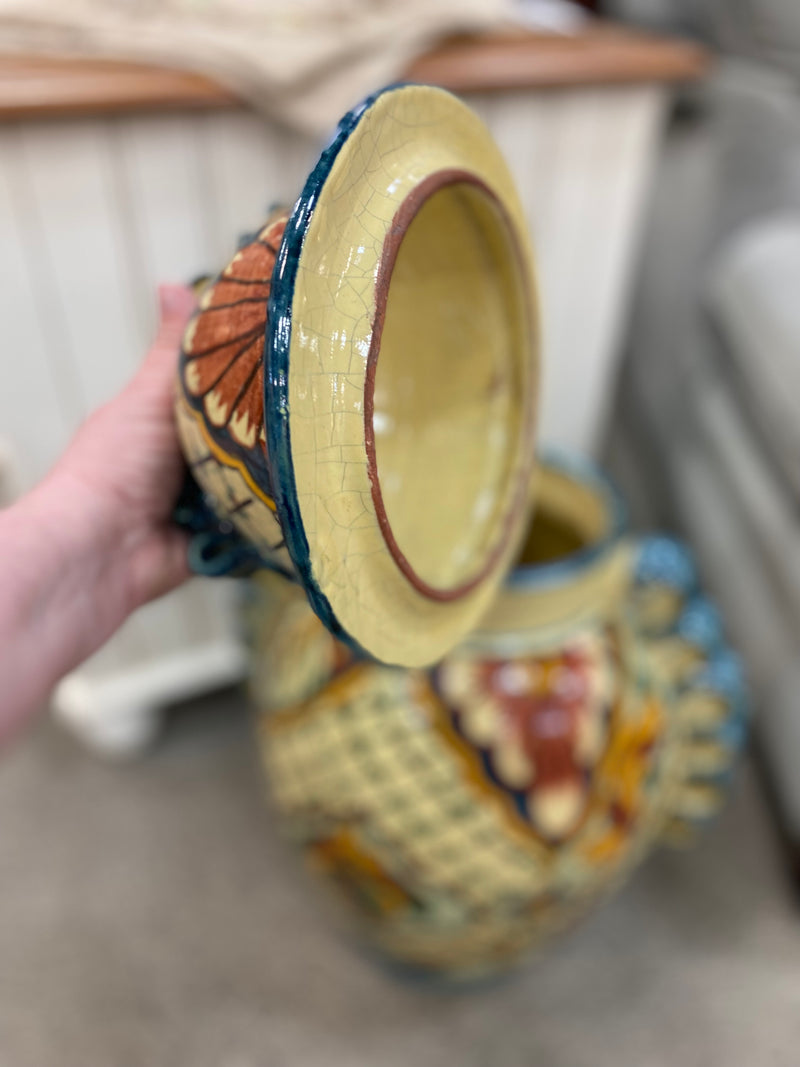 Painted Ginger Jar