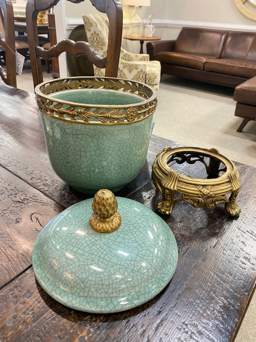 Chinese Ceramic on Stand