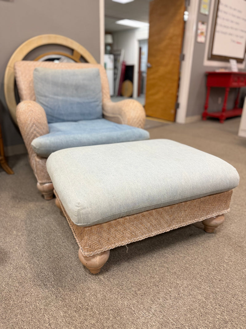 Henry Link Chair & Ottoman