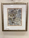 Silver Frame Floral Artwork