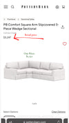 Pottery Barn Sectional