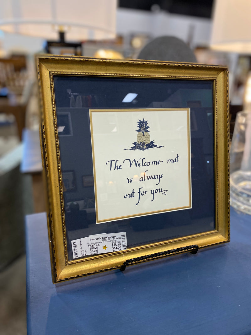 Framed Quote