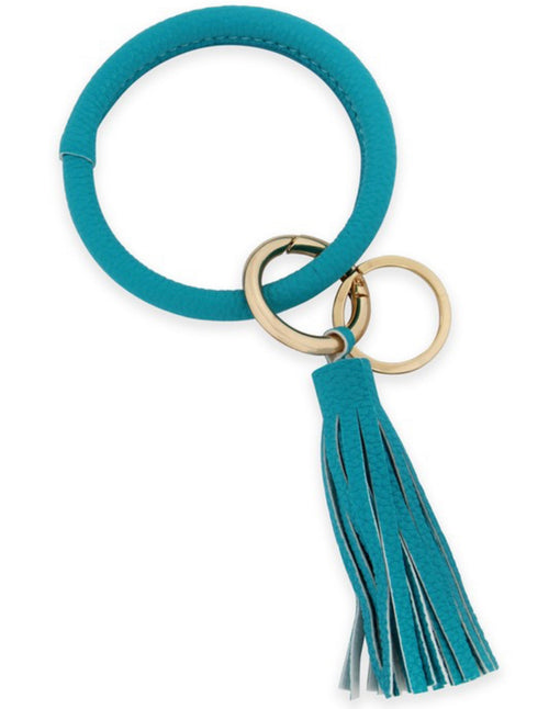 New Faux Leather KeyChain & Tassel