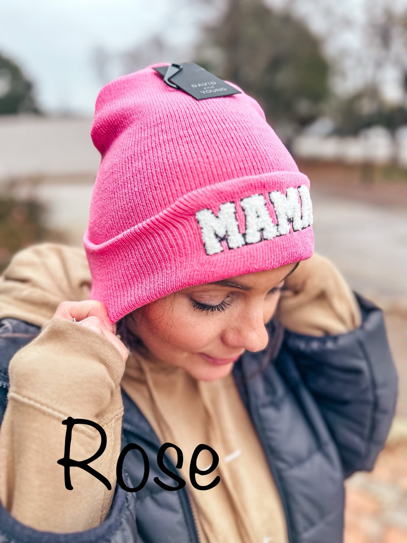 Mama Beanie - Multiple Color Options